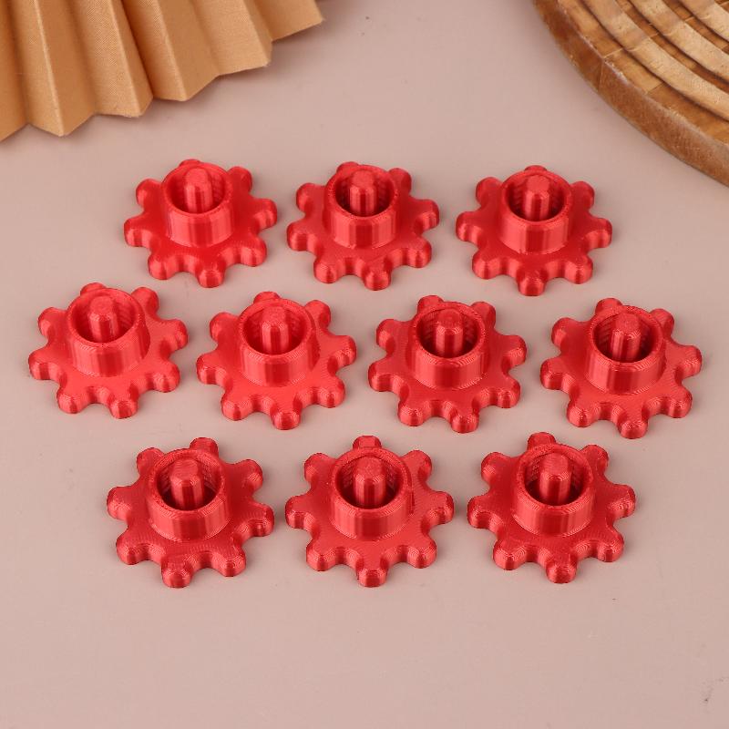 New 10PCS Orange Glass Glue Caps - Durable Plastic Sealing Caps For Standard Glue Bottles, Portable Decoration Tools