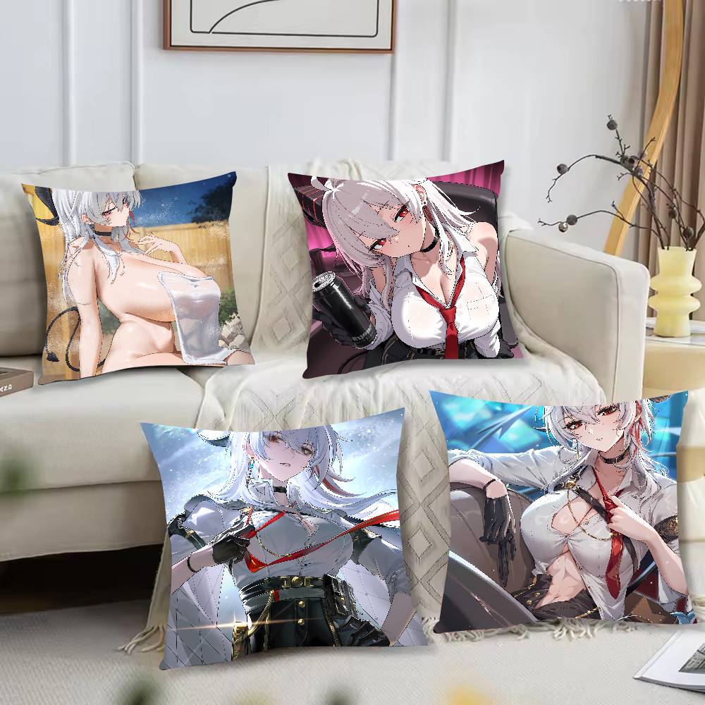Pretty Hot Girl Zani Wuthering Waves Pillow Case Cushion Cover Throw Pillow Covers For Couch Camping Pillow Cover Decorations