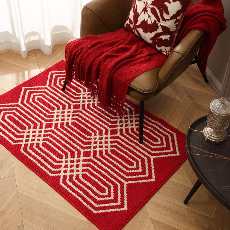 High-End Chinese Style Entrance Doormat: Dirt-Resistant Rug for Front Door, Living Room, Bedroom, or Hallway