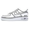 Air Force 1 Slip Resistant Abrasion Resistant Low Top Skateboard Shoes Men's White Black CW2288-111(Team317-)