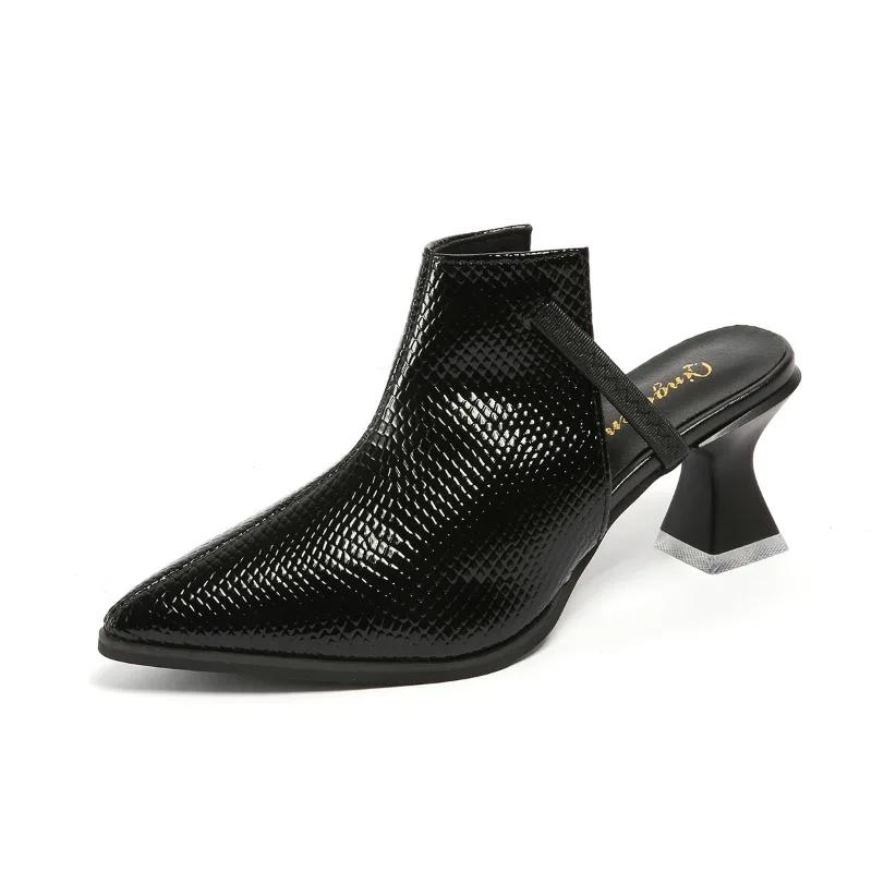 2025 Hot Sale Ladies Shoes Closed Toe Women's Slippers Outdoor Best Seller New Dress Elegant Comfortable Heels Women