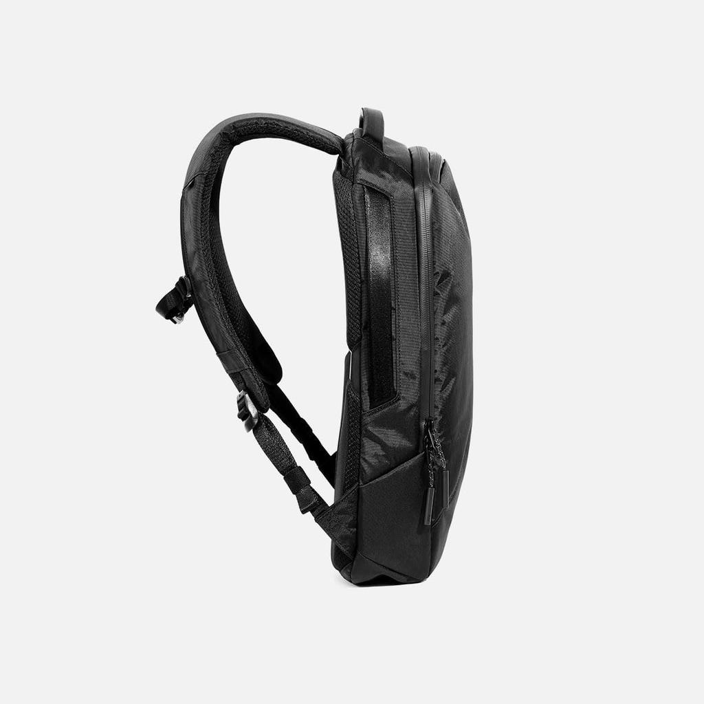 Air Slim Pack 2 X-Pac Tech Collection 39019 Black Backpack, BusinessCasual, Men's, Waterproof, Water-Repellent, Lightweight Nylon