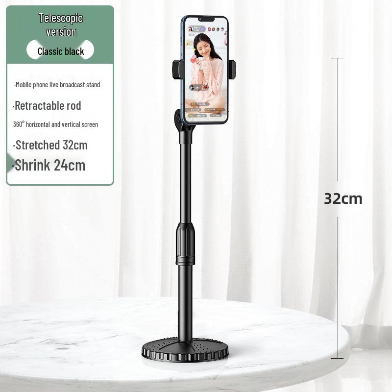 Adjustable Desktop Phone Holder for Streaming & Overhead Shots