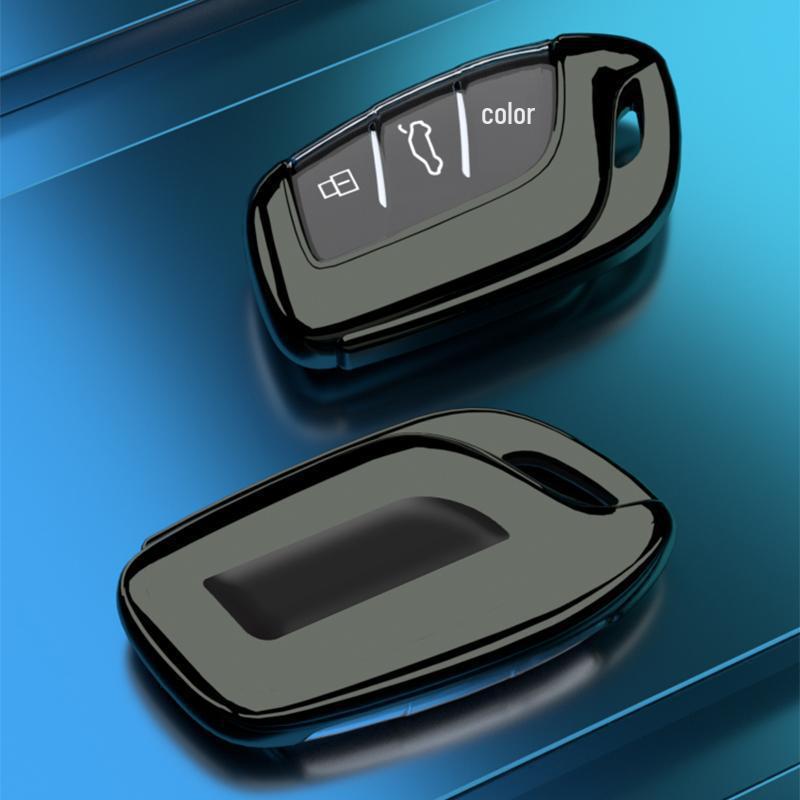 Roewe RX5 Plus/Max Key Case: Full Coverage Shell with Decorative Buckle for 2022 Model