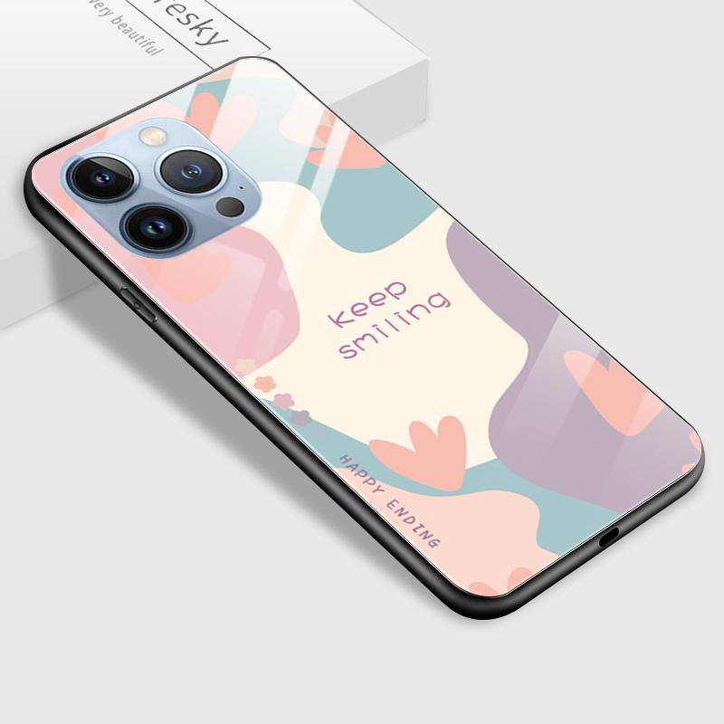 Tempered Glass Phone Case For Samsung A12 A16 A32 A53 S20FE S23 S25 Honor20 X6A 90Lite 9X Huawei Y9Prime2019 P30Lite Soft Edge Shockproof Smooth Shell