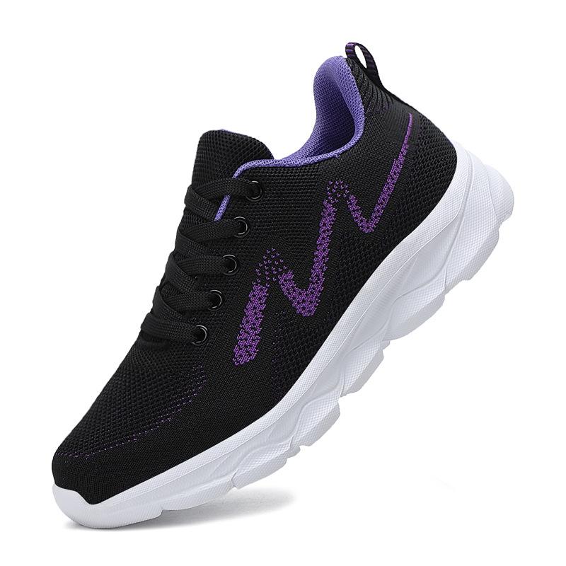 Mode Modische vielseitige Sportschuhe Damen neu Frühling atmungsaktive Mesh-Sneaker Schuhe lässig bequem weichsohlige Laufschuhe