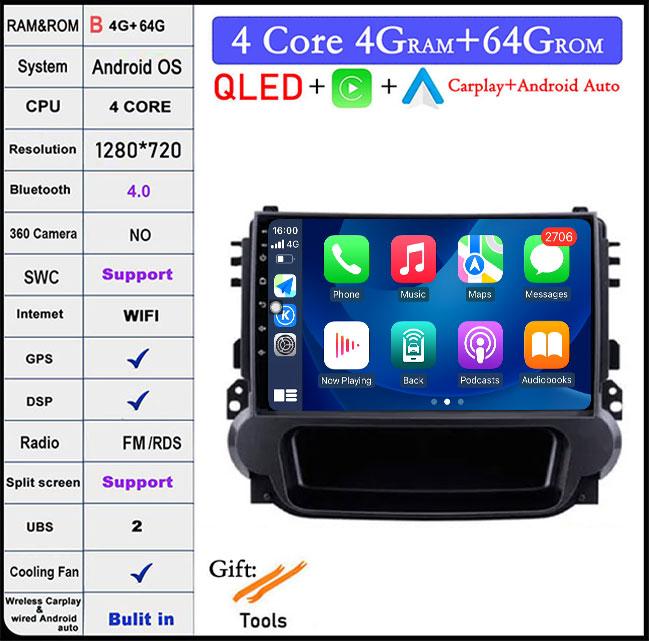 9''  For Chevrolet Malibu 2012-2015 Android 14 Car Radio Stereo Multimedia Auto Radio Video DSP Player Navigation GPS