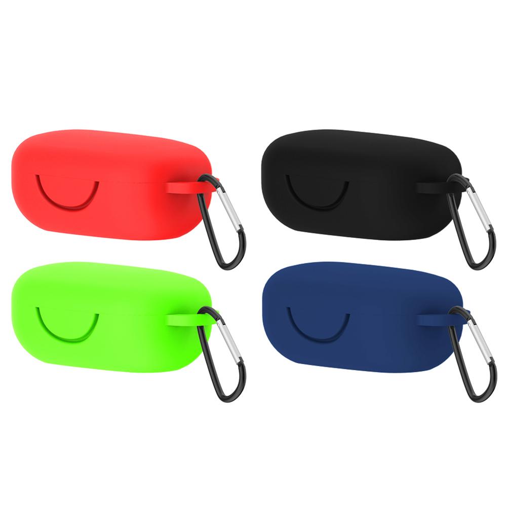 

Силиконовый чехол для наушников с крючком, чехлы для наушников, однотонный чехол-держатель для наушников, противоударный для Anker Soundcore Sport X10