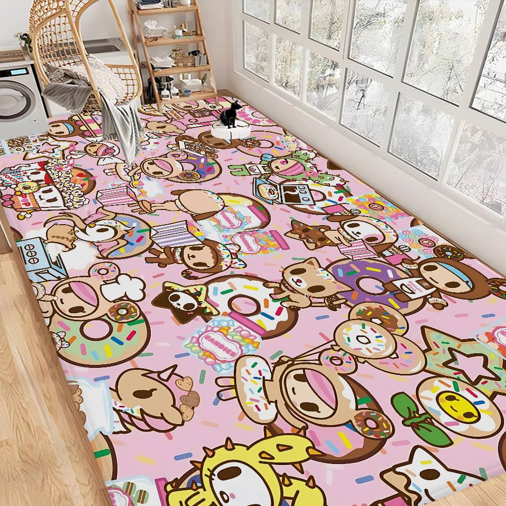 Cartoon T-Tokidoki Floor Mat Rectangle Anti-slip Home Soft Badmat Front Door Indoor Outdoor Mat Hotel Decor Mat