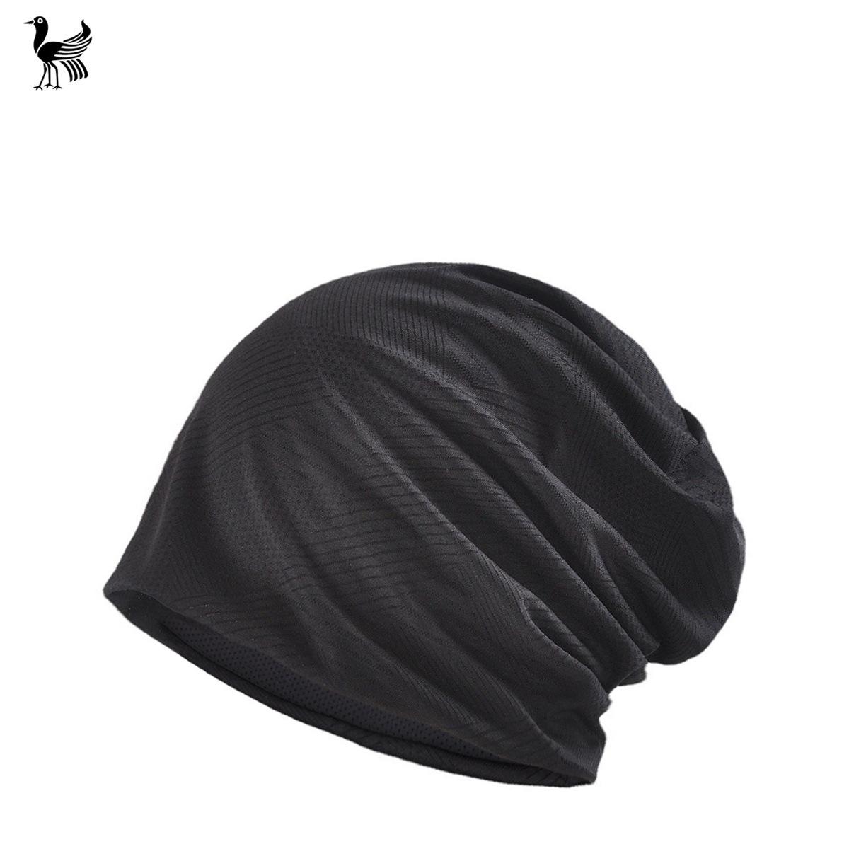 

Спортивные шапки для мужчин и женщин для велоспорта, альпинизма, влагоотводящая сетка, дышащая, солнцезащитная, быстросохнущая шапка Baotou elastic/capped чёрный