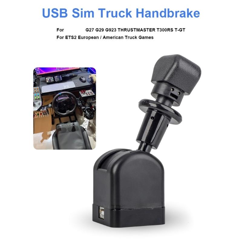 Universal Racing Handbrake Controller for G27 G29 G923 Simulator PC Games High Response Sensor Metal Racing Accessory