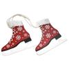2PCS Party Supplies Wood Skating Shoes Pendant Boots Christmas Tree Decorations  Home Decoration