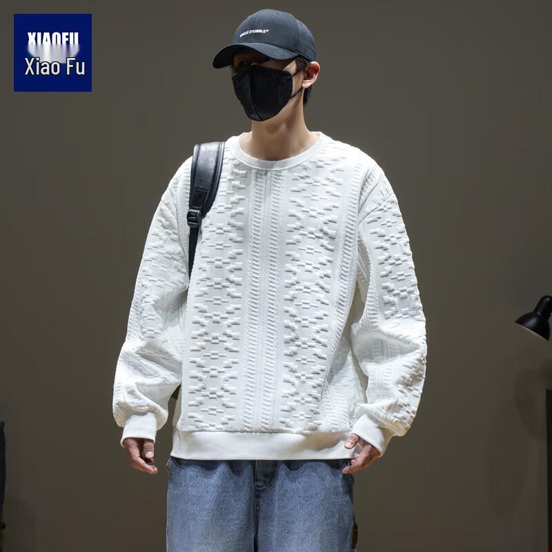 

Мужской свитшот большого размера оверсайз с круглым вырезом 4XL