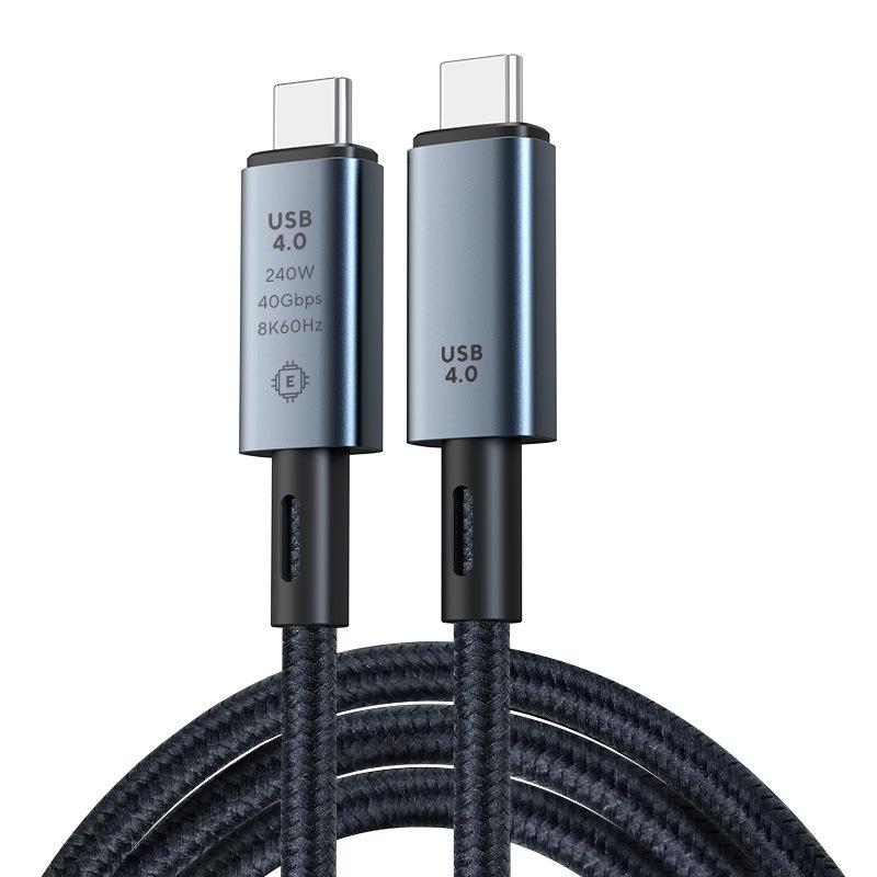 

Кабель HdooLink USB C PD 240 Вт USB 3.0 4.0 40 Гбит/с 8K 60 Гц Кабель PD для быстрой зарядки для MacBook Air iPad Pro TB4 S22 USBC Type C Линия передачи данных для зарядки 1M