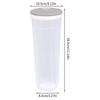 1PCS Multifunction Pasta Noodle Grain Cereal Bean Rice Food Storage Container Kitchen Sealed Box Food Canister for Kitchen Seasoning