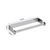 Stainless Steel No Punch Wall Mount Cling Film Shelf Roll Paper Storage Rack Kitchen Paper Towel Holder