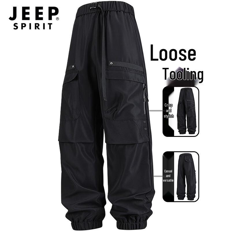 JEEP SPIRIT Men s Loose Fit Outdoor Cargo Jogger Pants XL