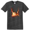 Vintage Classic Rock Flame T Shirt Retro Graphic Tee Fire Art Design