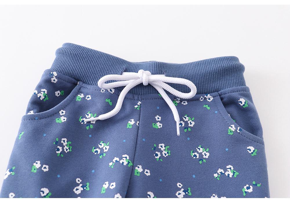 Autumn-Winter Cotton Terry Sweatpants for Boys - Toddler & Little Kids, European American Style