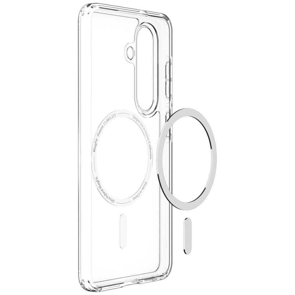Spigen Ultra Hybrid Mag MagSafe case for Samsung Galaxy S26 clear white