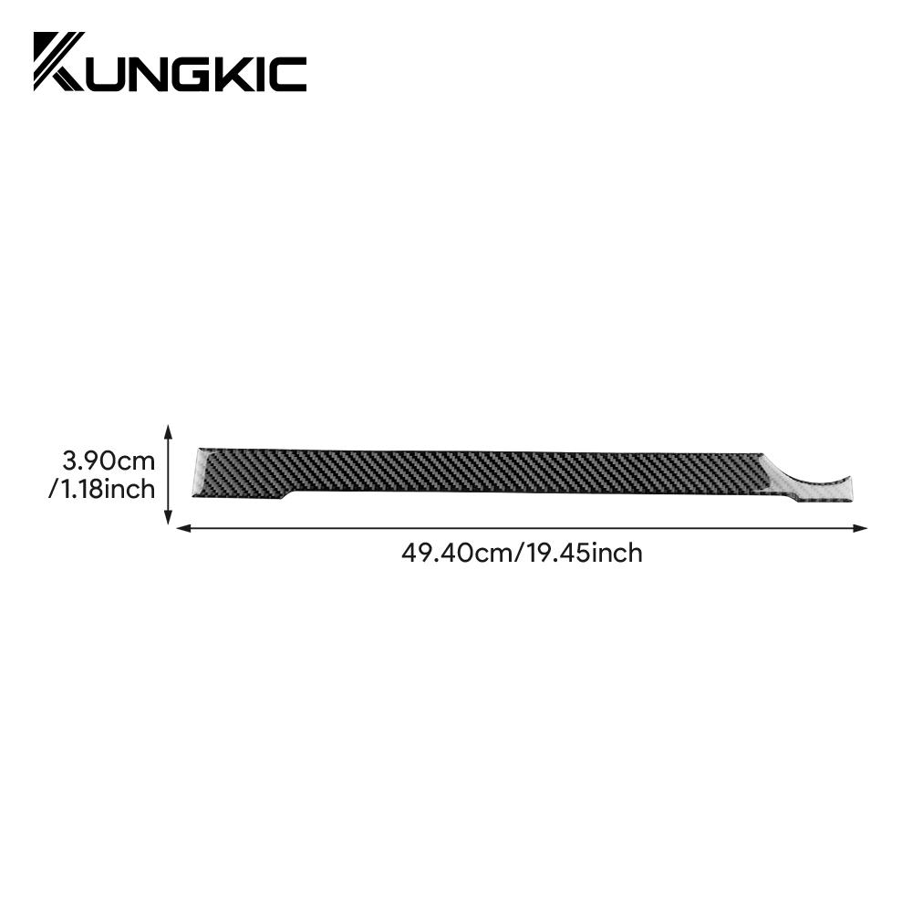 Real Soft Carbon Fiber Sticker For Seat Ibiza 6l 2003 2004 2005 2006 2007 2008 LHD RHD Car Passenger Co-pilot Strip Interior