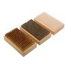 3Pcs Reusable Ski Wax Brush for Grinding & Polishing, Ski Wax Brush Ski Board Cleaning Brush Snowboard Wax Brush Kits