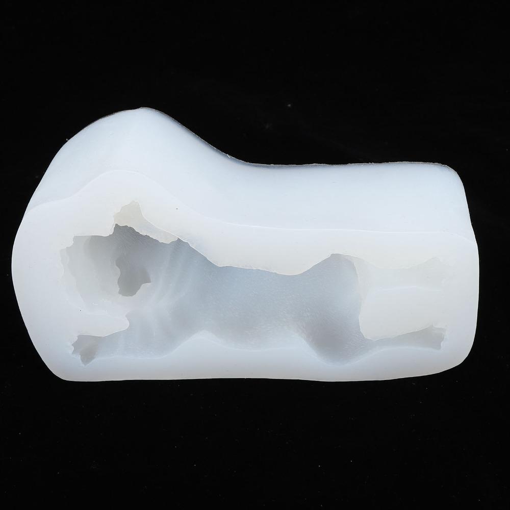 Silikon-Hund Silikonform Antihaft Shar Pei Form 3D Hund Silikonform Eiswürfelherstellung