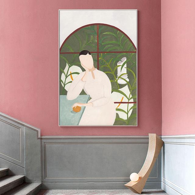 Abstract Woman Art Oil Painting Decorative Illustration Nordic Posters And Prints Wall Art Canvas Mural Pictures In The Room No Frame