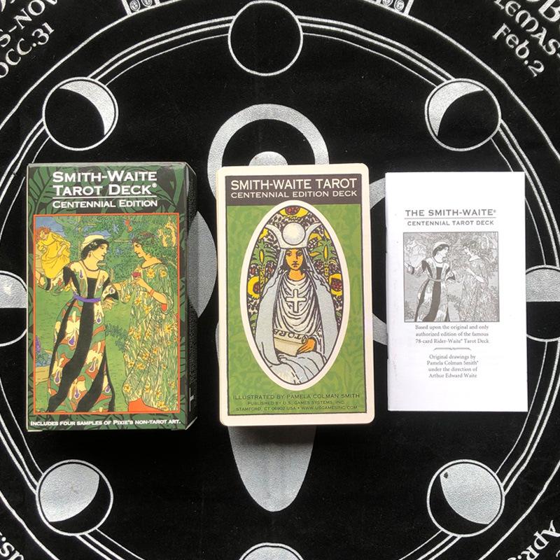 7x12cm Large English Tarot Cards with Paper Instructions