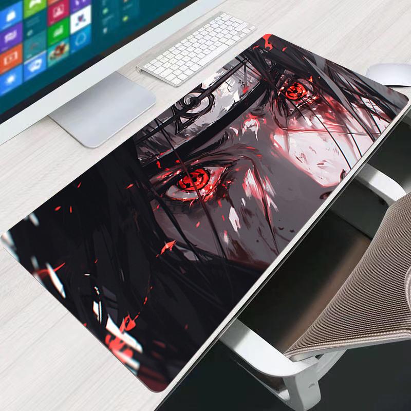 Mouse Pad Naruto Itachi Uchiha Office Computer Desk Mat Table Keyboard Pad Laptop Carpet xxl Accessories Gaming Mousepad