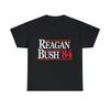 Retro Reagan Bush 1984 Graphic Tee Shirt, S-5XL