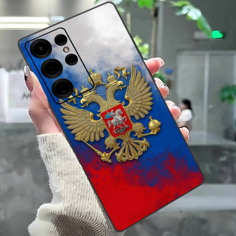 Popular Flag Of Russia Phone Case For Samsung S 24 Fe 25 Ultra Plus 20 Lite 21 30 22 23 24 22 Ultra 5G Fundas