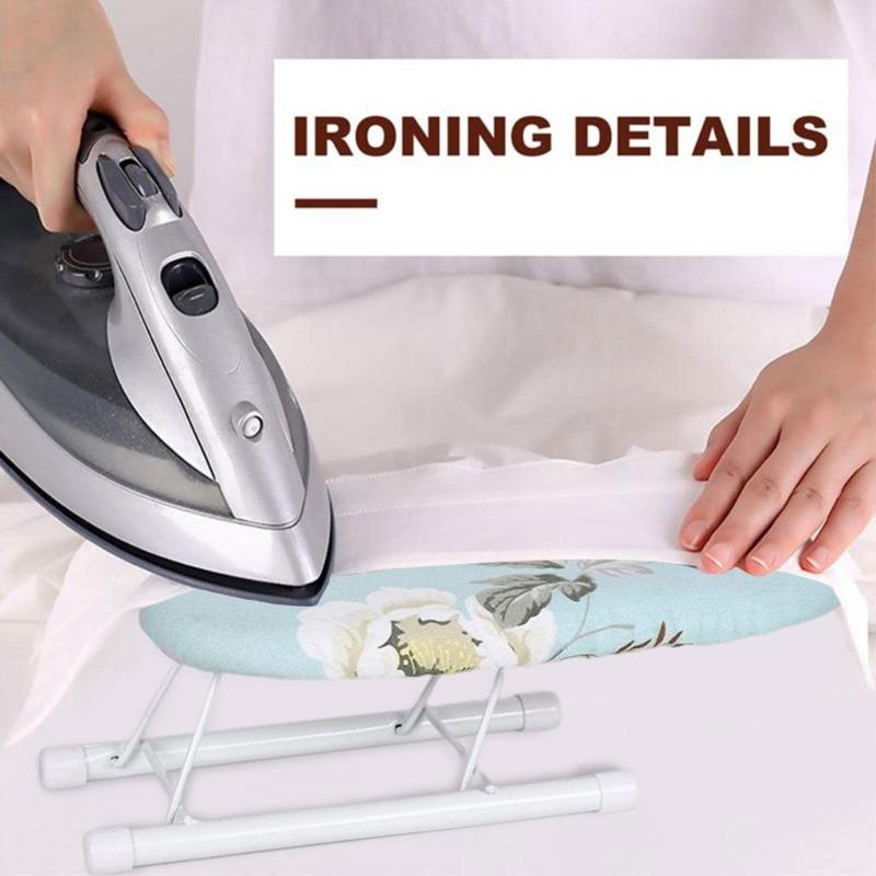 Foldable Ironing Board Lightweight Easy To Carry for Quick Touch On Shirts and Sleeves Cuffs, Neckline for Laundry