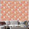 Gerahmte Boho Wandteppich Ästhetische Raumdekoration Naturlandschaft Wald Berg Tapisserie Haus Schlafsaal Hintergrund Wandbehang