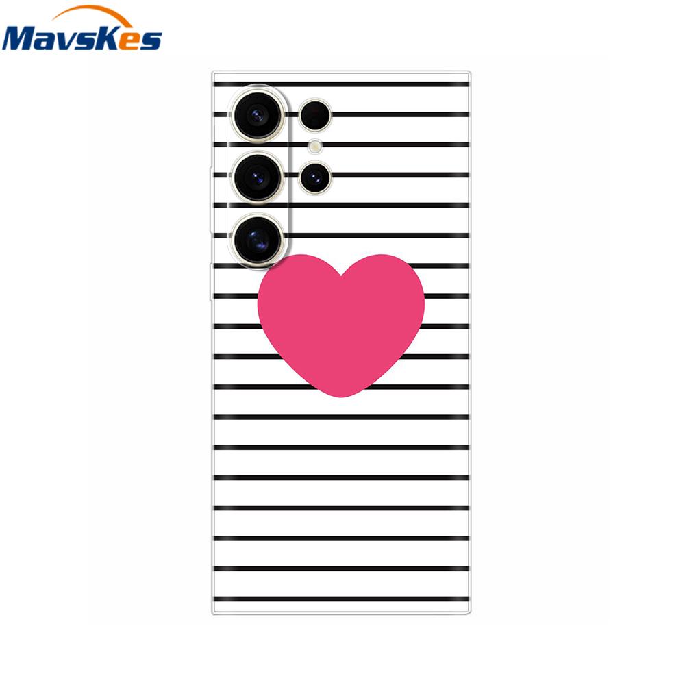 For Samsung S25 Ultra Case Clear TPU Soft Fashion Silicone Phone Case For Samsung Galaxy S25 Plus Back Cover S 25 Fundas Para
