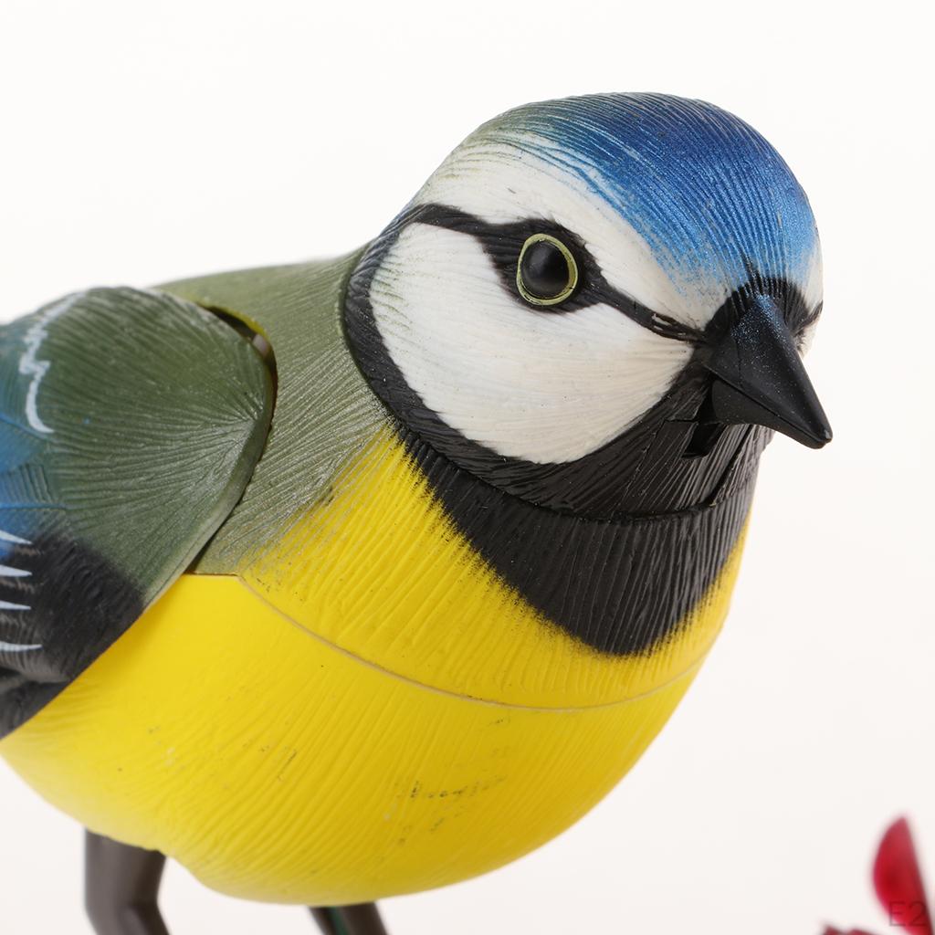 Singing Chirping Bird Toy Sounds & Movements Sound Activated