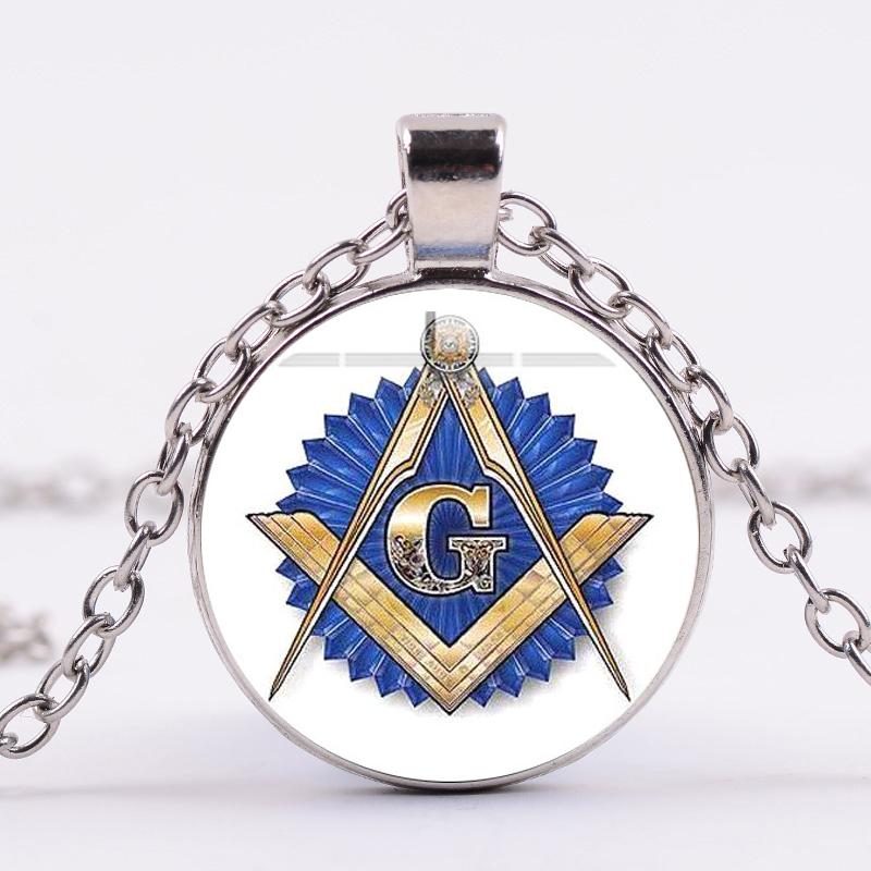 Pyramid Eye - Collana da uomo, con ciondolo a forma di occhio massonico, con catena da 25,6, occhio di providence, triangolo piramidale, collana massonica, no