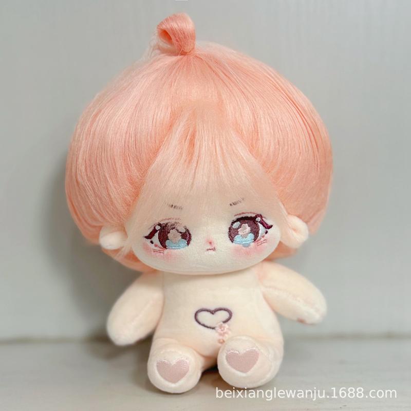 Kawaii IDol Doll 20cm Anime Plush Star Dolls Stuffed Customization Figure Toys Cotton Baby Plushies Toys Kids Collection Gifts