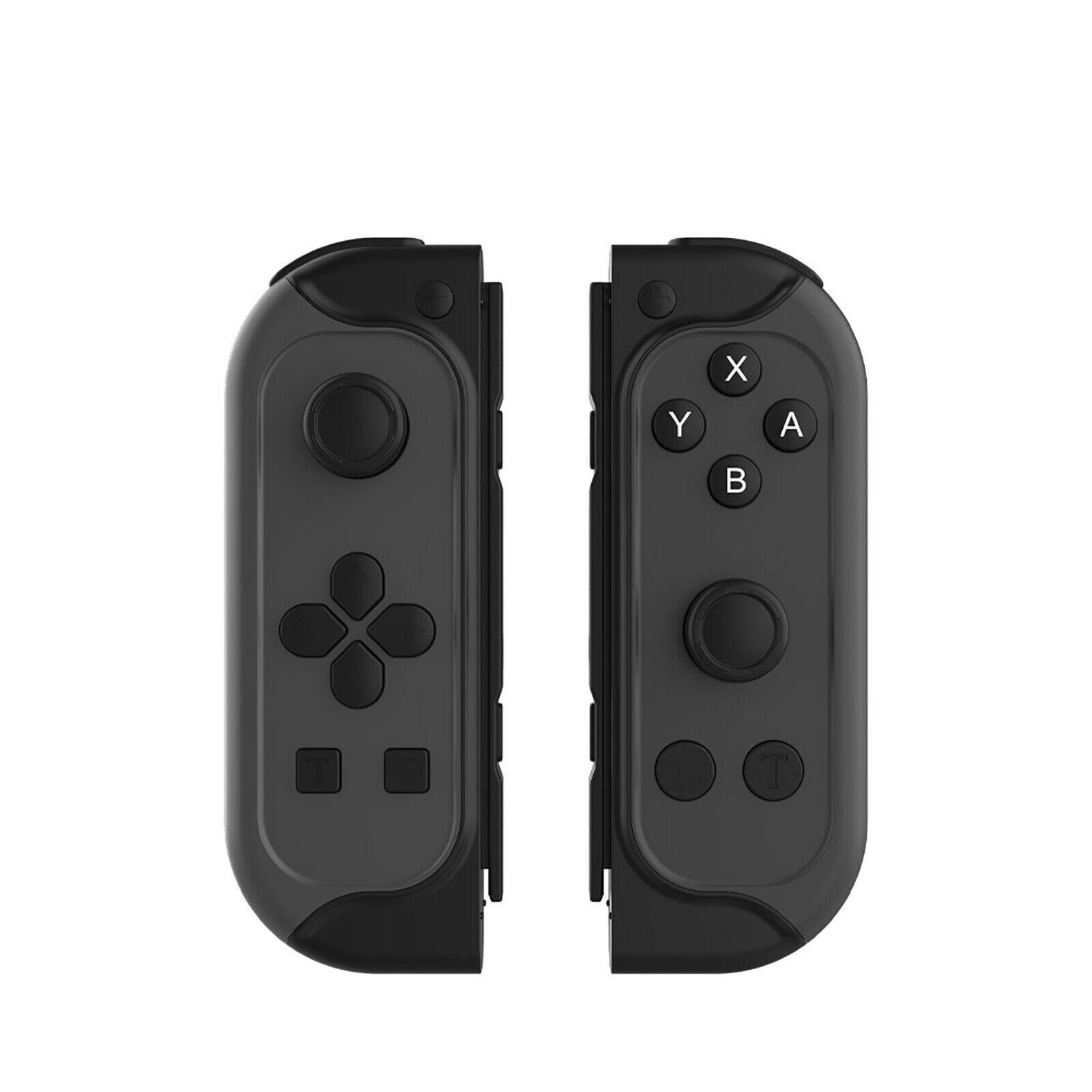 

Замена переключателя Joy Cons, (L / R) Пульты дистанционного управления с турбонаддувом, управлением движением и двойным ударом, встроенные 500 наборов Amiibo Data-Wired/Wireless 15.8*11.3*5.8cm чёрный/серый