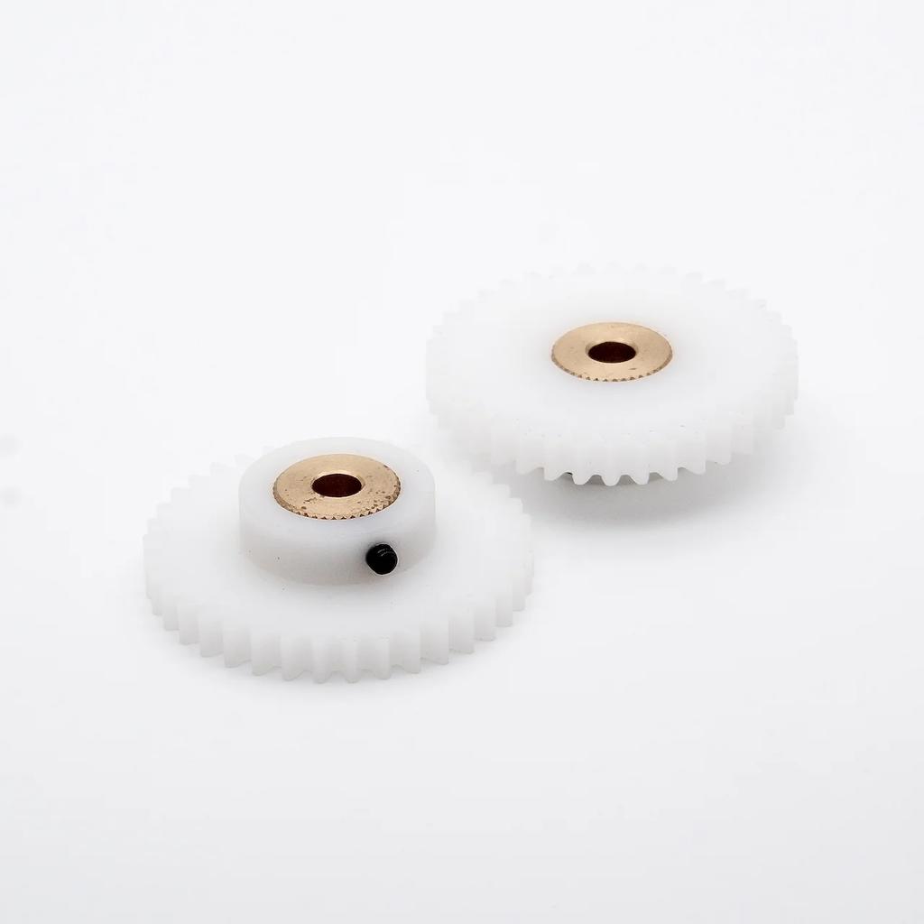 POM Gear Wheel 0.8M 26/29/30/32/33 Teeth Spur Nylon Plastic Gear With Copper Sleeve