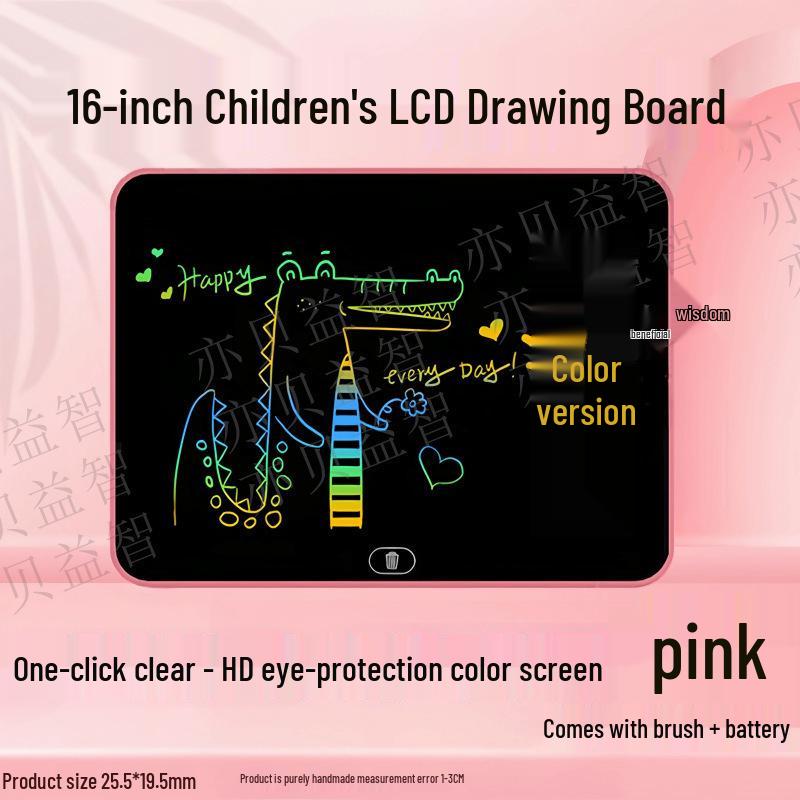 

Дитячий РК-стіл для письма та малювання - Стиральна дошка для малювання, іграшка-чорна дошка