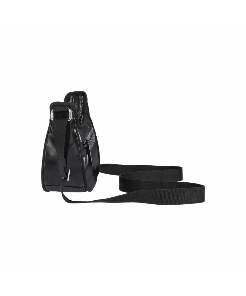 Lesportsac Black Shine Mini Hobo Crossbody Bag [2047.M135]