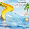 Anti-spill Small Pet Toilet Large Space Sand Bath Container Pet Cleaning Sandbox  Pet Cleaning