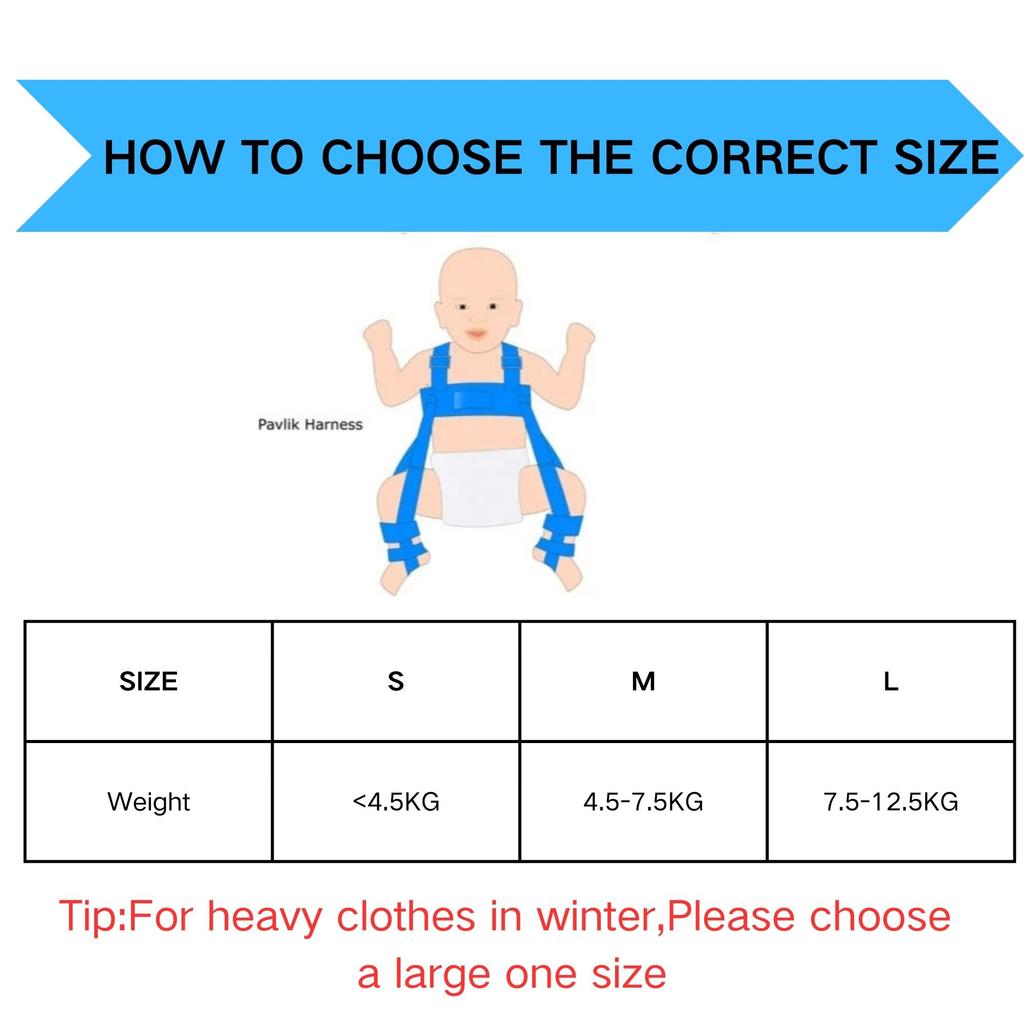 Pavlink Harness Orthosis Hip Joint Brace Children Pavlik Brace Hip Joint Baby Belt Fixation