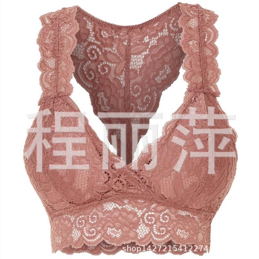 

Зарубежный сексуальный кружевной бюстгальтер-триангл: Привлекательный многоцветный, многоразмерный Triple Extra Large темно-розовый