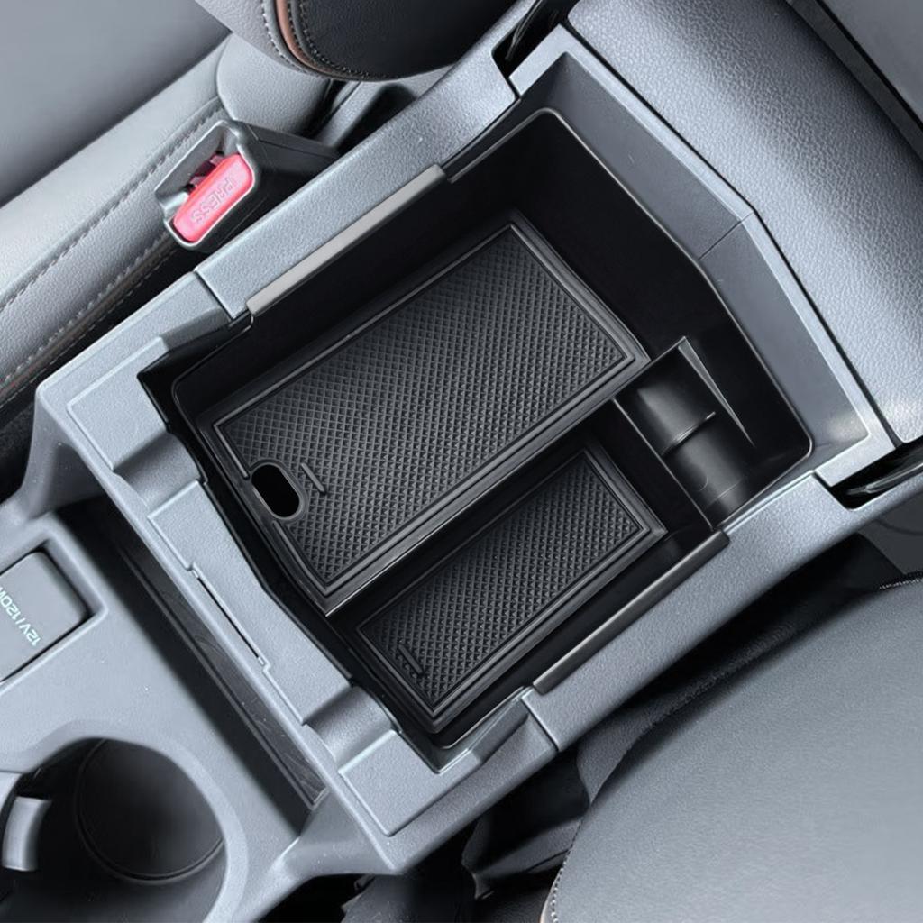 Center Console Organizer Tray Compatible with 2025 Subaru Forester Armrest Storage Box Accessories Secondary Interior Car Box