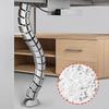 78Cm Wire Spine Cable Sleeve Workstation Snake Wire Organizer Under Desk Cable Wire Management Computer Cord Protective Tube