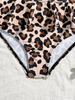 Set Costume da Bagno Due Pezzi per Bambina Top Bikini Monospalla con Volant e Spalline Regolabili e Slip Vita Alta con Bordi a Volant Costumi da Bagno per Bambini