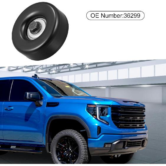 

Idler Pulley with Bolt 17 mm 0.67 Insert Dust Shield Retainer Spacer 36299 for GMC Sierra 3500 2002-2005