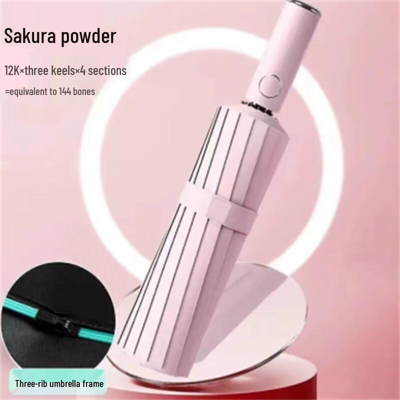 Automatic Folding Reinforced Sun & Rain Umbrella